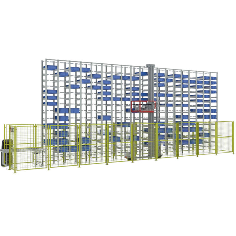 Standardisiertes Moduldesign, Mikrostapel-Lagerpalettenregal, einfache Installation, doppeltes geschlossenes Servosystem, Gusseisen