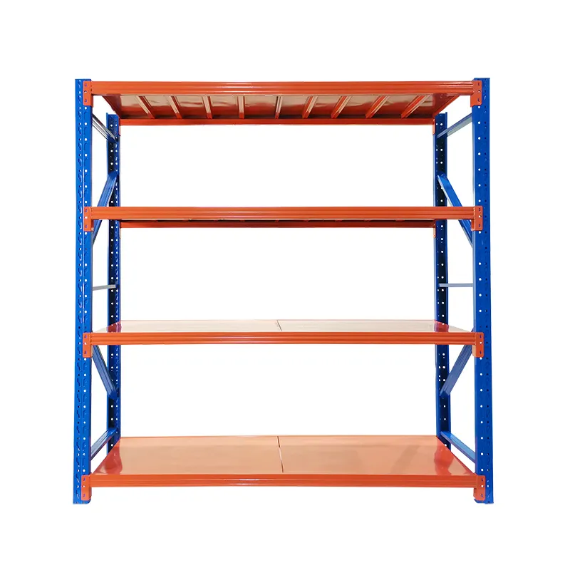 Schwerlast-Regalsysteme aus Stahl, 4-lagig, kundenspezifische Größe, hohe Tragfähigkeit, Stapelregal, Lagerregal 2000*800*2000