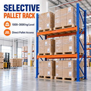 Schwerlast-Palettenregalsystem für die industrielle Lagerhaltung von Paletten