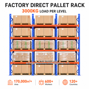 Stahlpalettenregalsystem 3000 kg Tragkraft