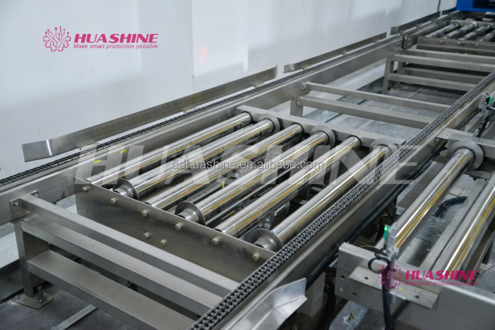 Automated Warehouse Storage ASRS Pallet package flow rack