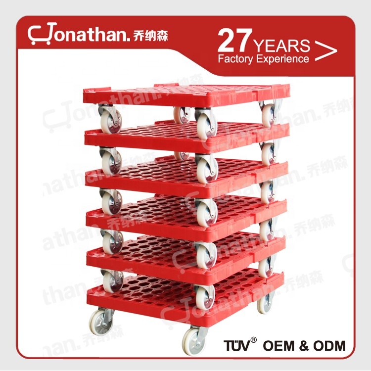 WL-1 Schwerlast-Rollpalettencontainer aus Stahl und Kunststoff, Einfahrttyp, 4-Rad, TÜV-zertifiziert, individuelle Farben, 125-mm-Rollen, <400 kg