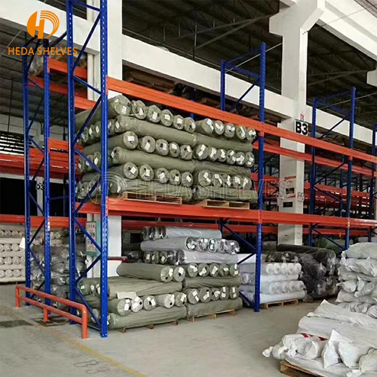 Industrielle Schwerlast-Lagerregalsysteme, Stapeleinheiten, Metallregallager, Stahlpalettenregale
