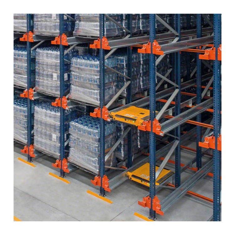 Peterack CE-zertifiziertes automatisches Lagerregalsystem mit Funkfernbedienung und Vierwege-Palettenregal