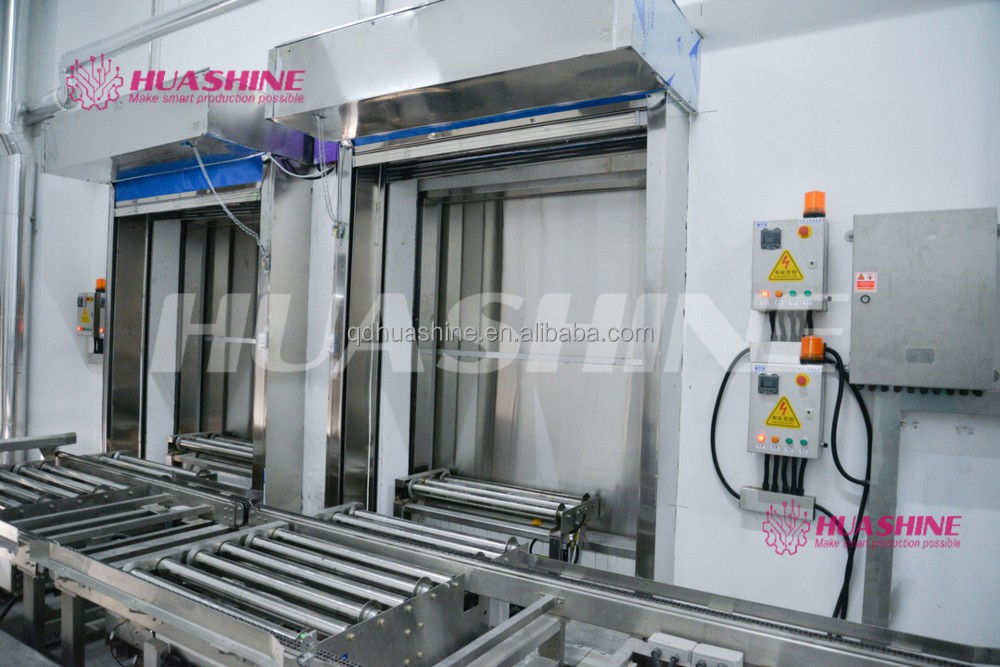 Automated Warehouse Storage ASRS Pallet package flow rack