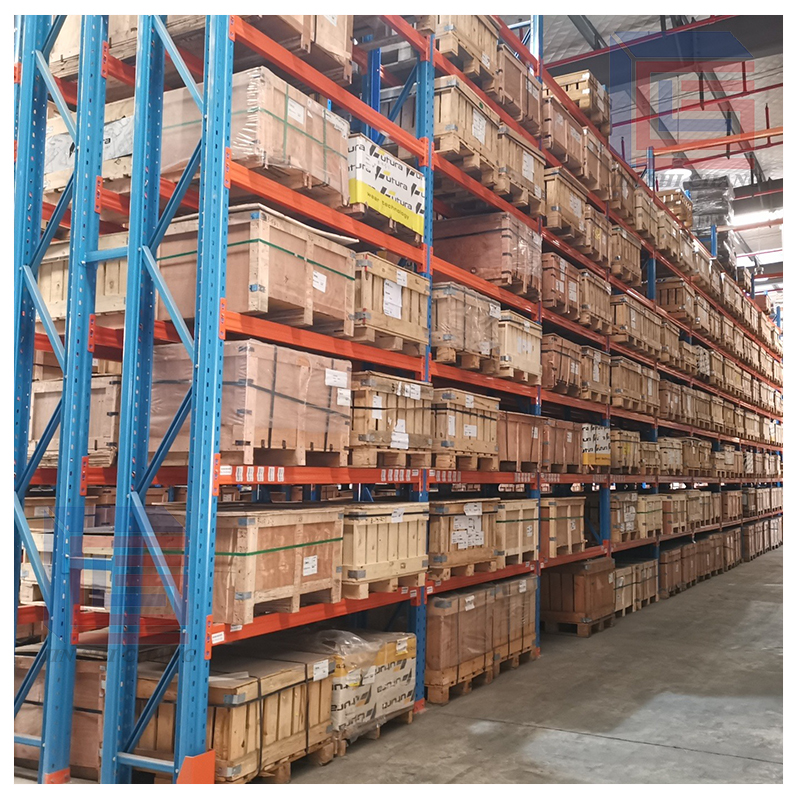 Industrielles Schwerlast-Palettenregalsystem aus Stahl für Lager, Vertriebszentren und Fabriken