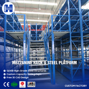 Q235 Stahl Mezzanine Regalsystem
