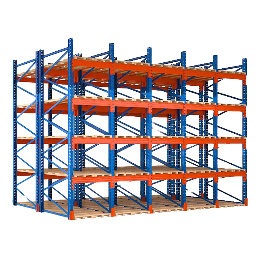 Schwerlastregal für Lagerpaletten, 2000 kg Stapelpaletten, Kühlhausregal