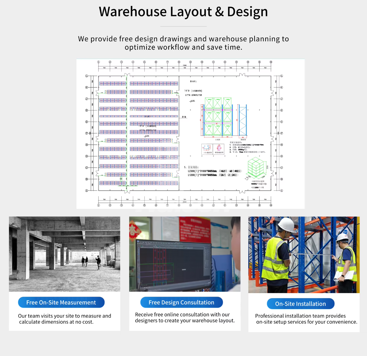 Modern High Density Storage Heavy Duty Pallet Rack