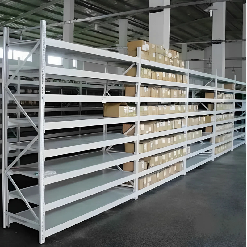 Leichtes Stahllagerregal, verstellbare Metallregale, Lagerregale, korrosionsbeständige Industrieregale