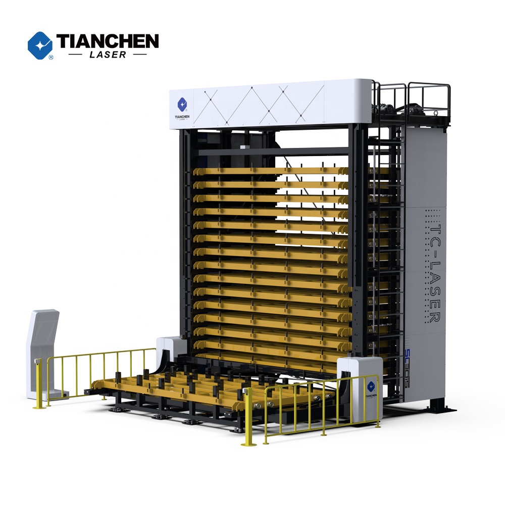 Tianchen Stahlblech-Lagerregalturm, automatisch, vertikal, SL-Serie 3015/4020/6015, hochbelastbar, korrosionsbeständig