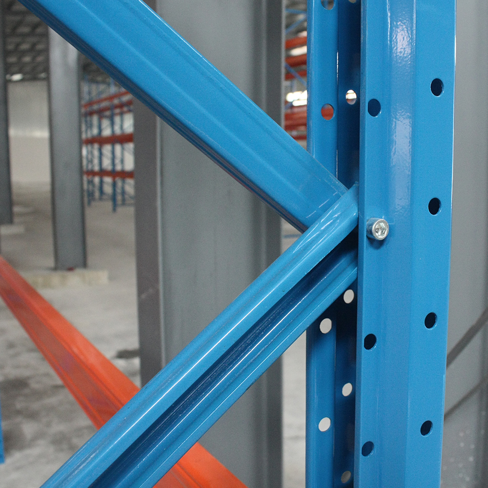 Schraubenloses, verstellbares Industrie-Hochleistungs-Palettenregalsystem, Lagerregale aus Stahl und Metall