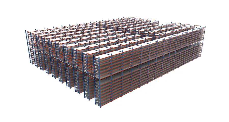 3D Visualisierung und Raumsimulation des Regalsystems