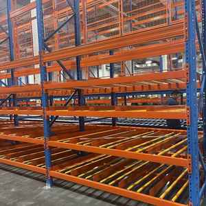 Fangding 5-lagiges, robustes Mehrschicht-Rollenregalsystem für Lagerhallen, Karton-Durchlaufregale, Kartonlagerregale