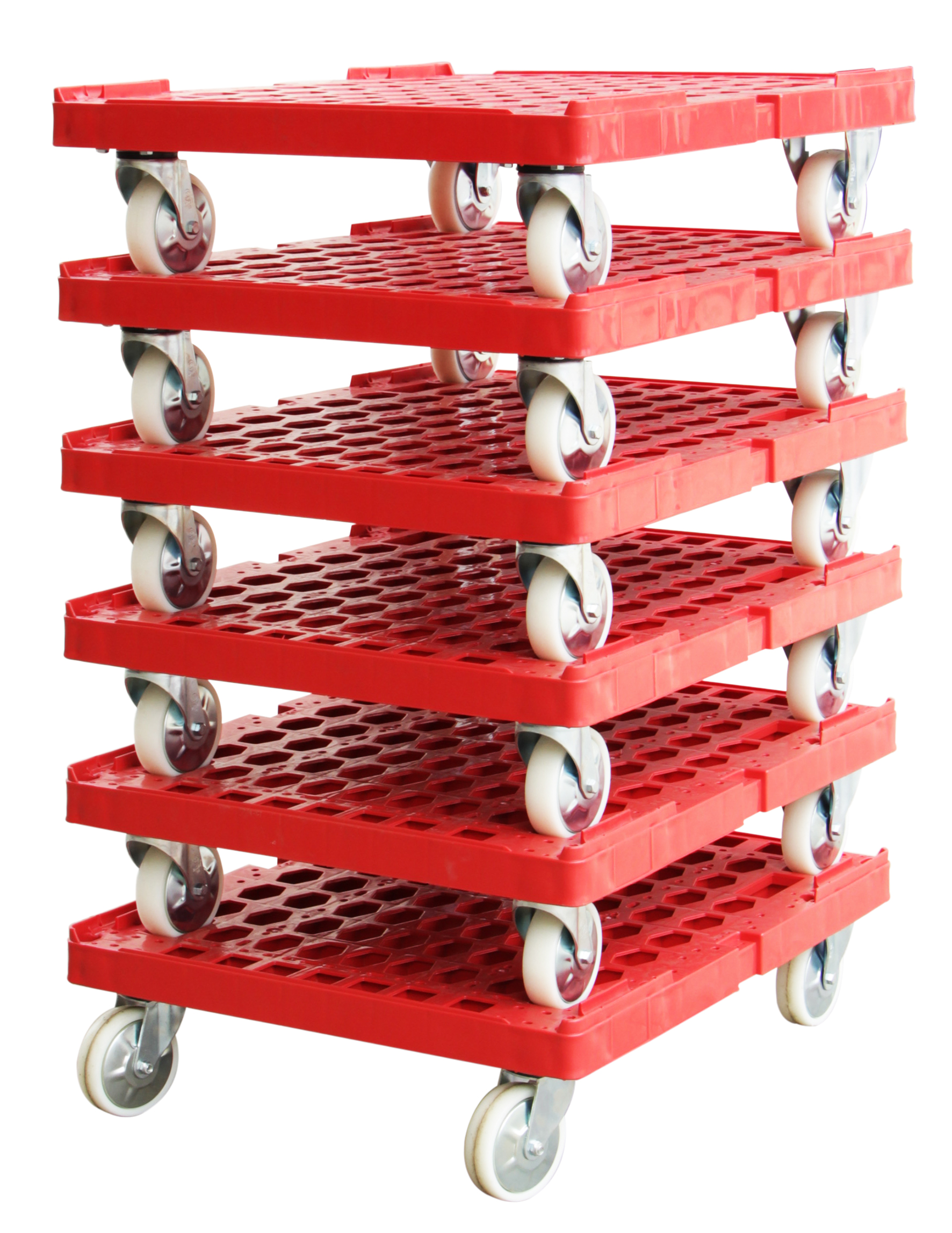 WL-1 Schwerlast-Rollpalettencontainer aus Stahl und Kunststoff, Einfahrttyp, 4-Rad, TÜV-zertifiziert, individuelle Farben, 125-mm-Rollen, <400 kg