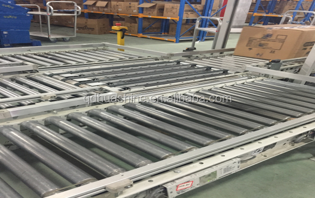 Automated Warehouse Storage ASRS Pallet package flow rack