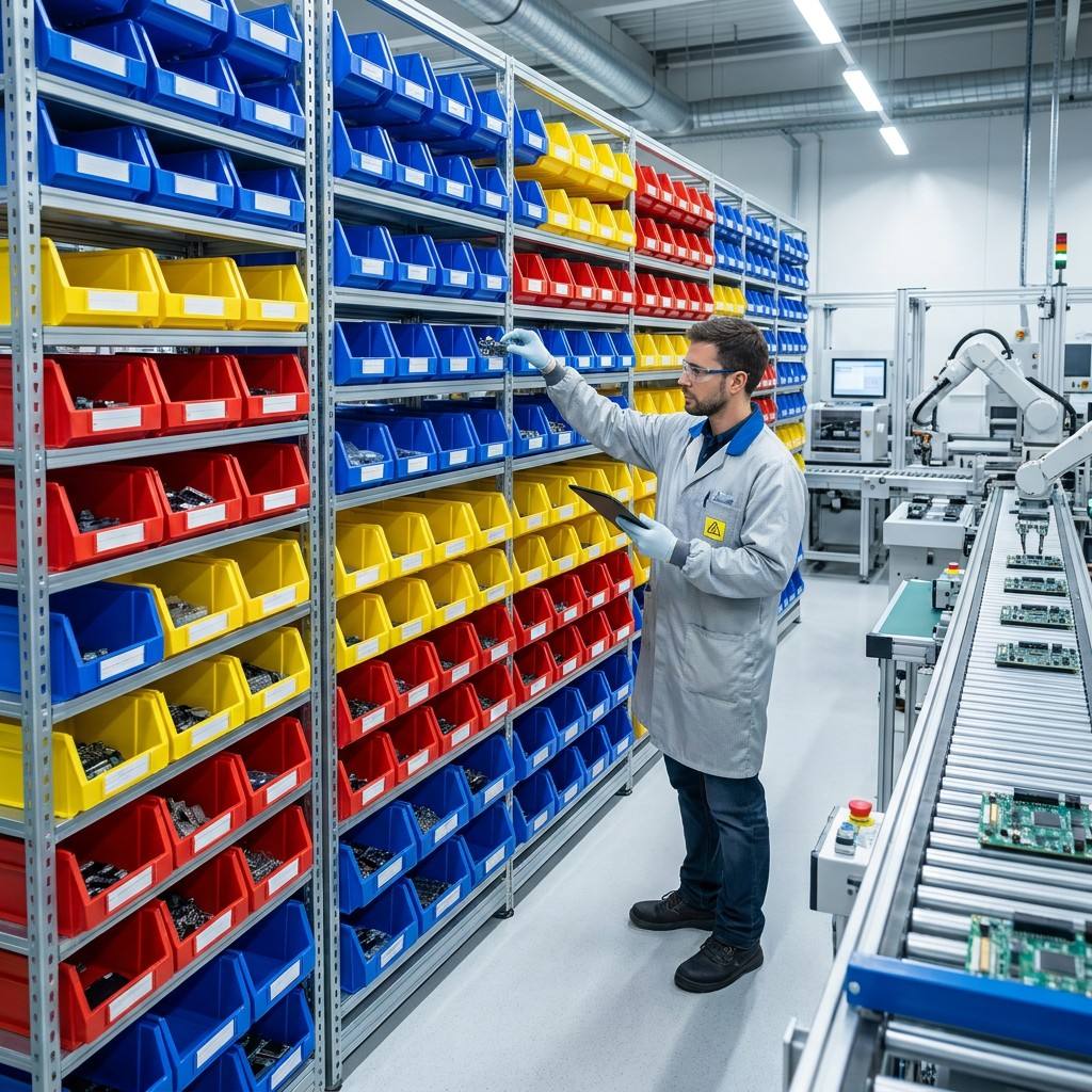 INORDER Halboffene Stapellagerbehälter für Ersatzteile, Kommissionier- und Lagerorganisatoren für Hardware-Sortierregale im Großhandel