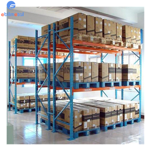 Schwerlast-Lagerregalsystem aus Stahl, industrielles Palettenregal
