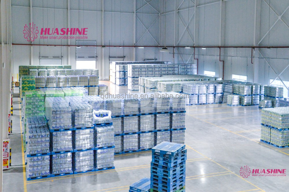 Automated Warehouse Storage ASRS Pallet package flow rack