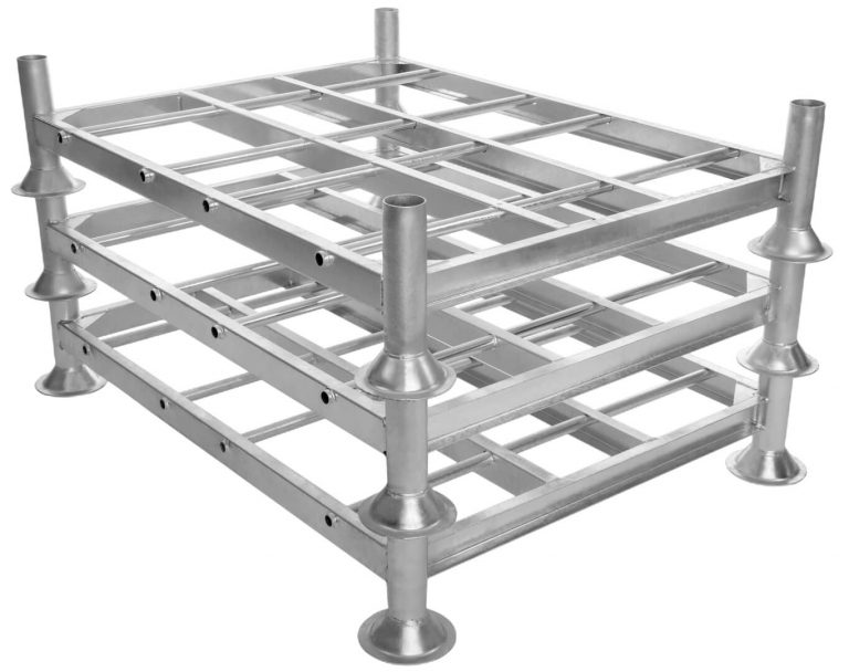 CASE CARTER OEM Stapelbares 4-6-Zoll-Metallgestell, kundenspezifisch, tragbar, abnehmbar, stapelbar, mit Palettenständer