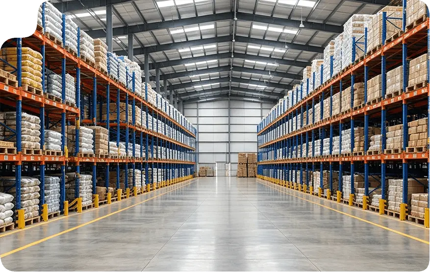 Regalsystem für landwirtschaftliche Produkte und Saatgut