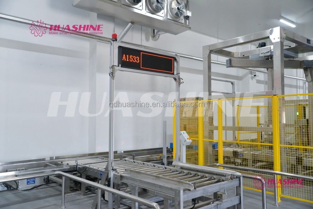 Automated Warehouse Storage ASRS Pallet package flow rack