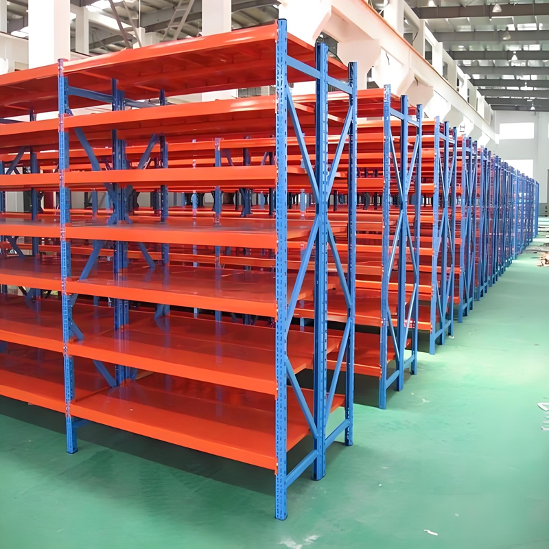 Light Duty Steel Storage Rack Adjustable Metal Shelving Warehouse Racking Corrosion Resistant Industrial Shelves