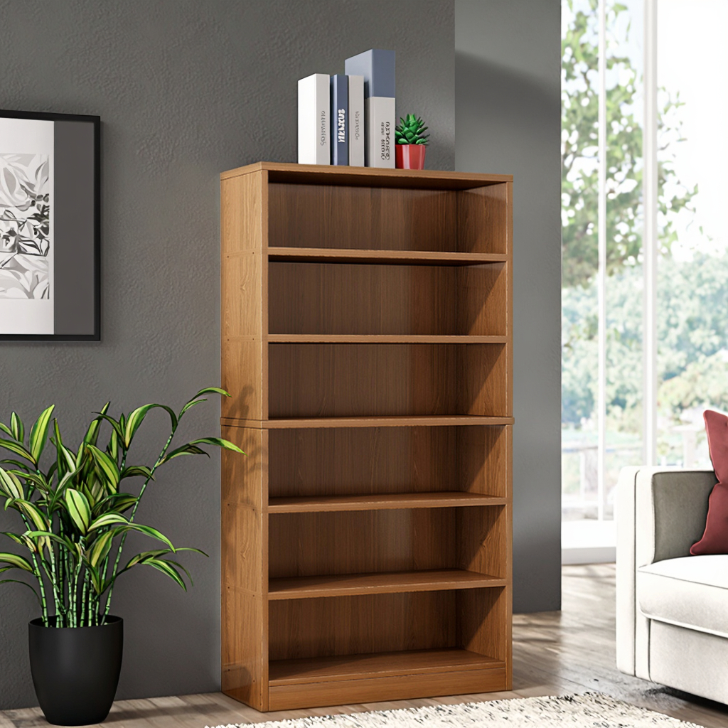Modernes, modulares, wandmontiertes und freistehendes integriertes Büro-Aufbewahrungsregal, schlichtes, schmales Bücherregal für den Haushaltsgebrauch, Bücher und andere Gegenstände