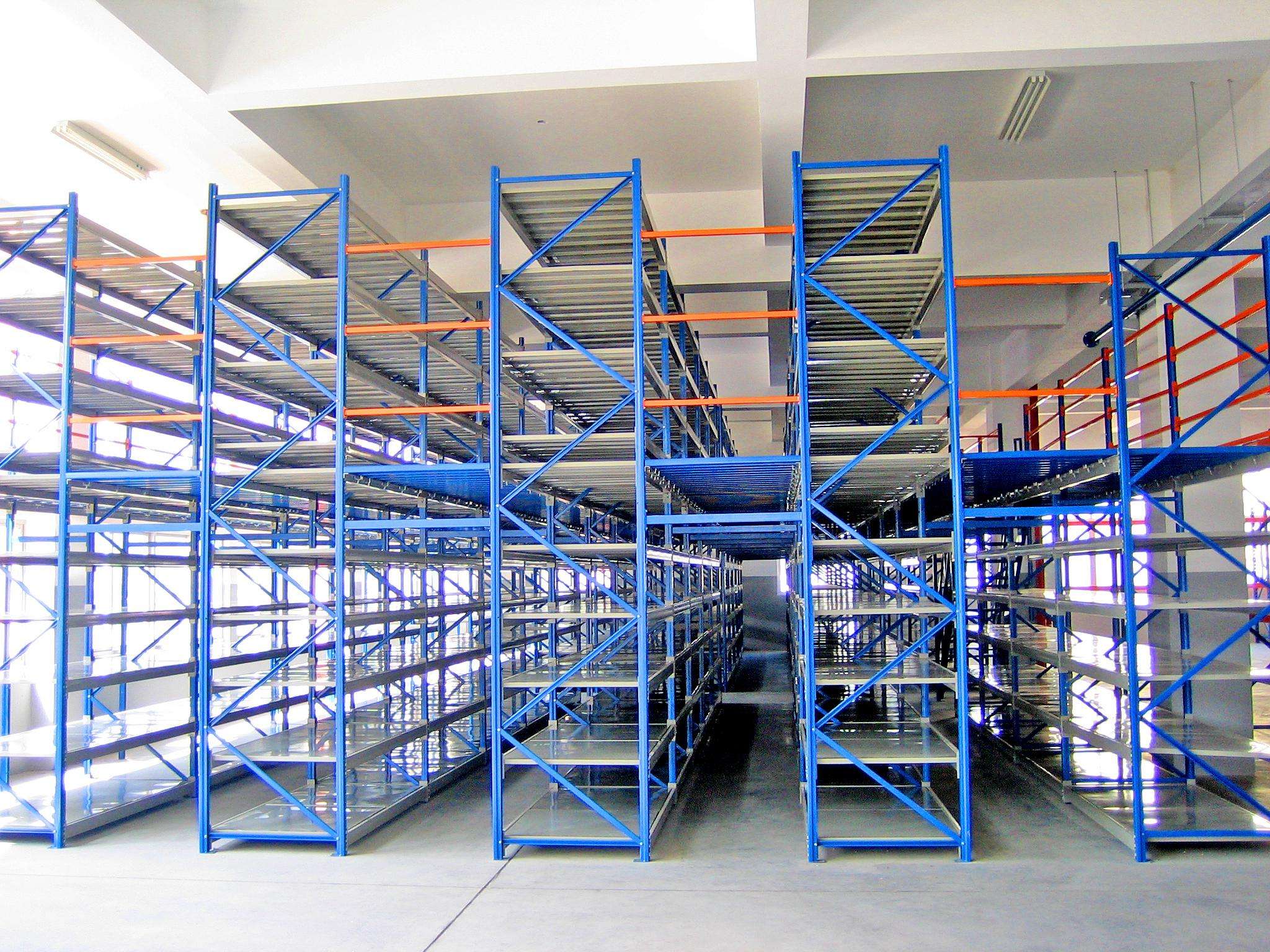Mracking Mezzanin-Regal zu verkaufen, Regale im ersten Obergeschoss, Plattform im zweiten Obergeschoss zu verkaufen, individuelle Größe, kostenlose Designzeichnungen