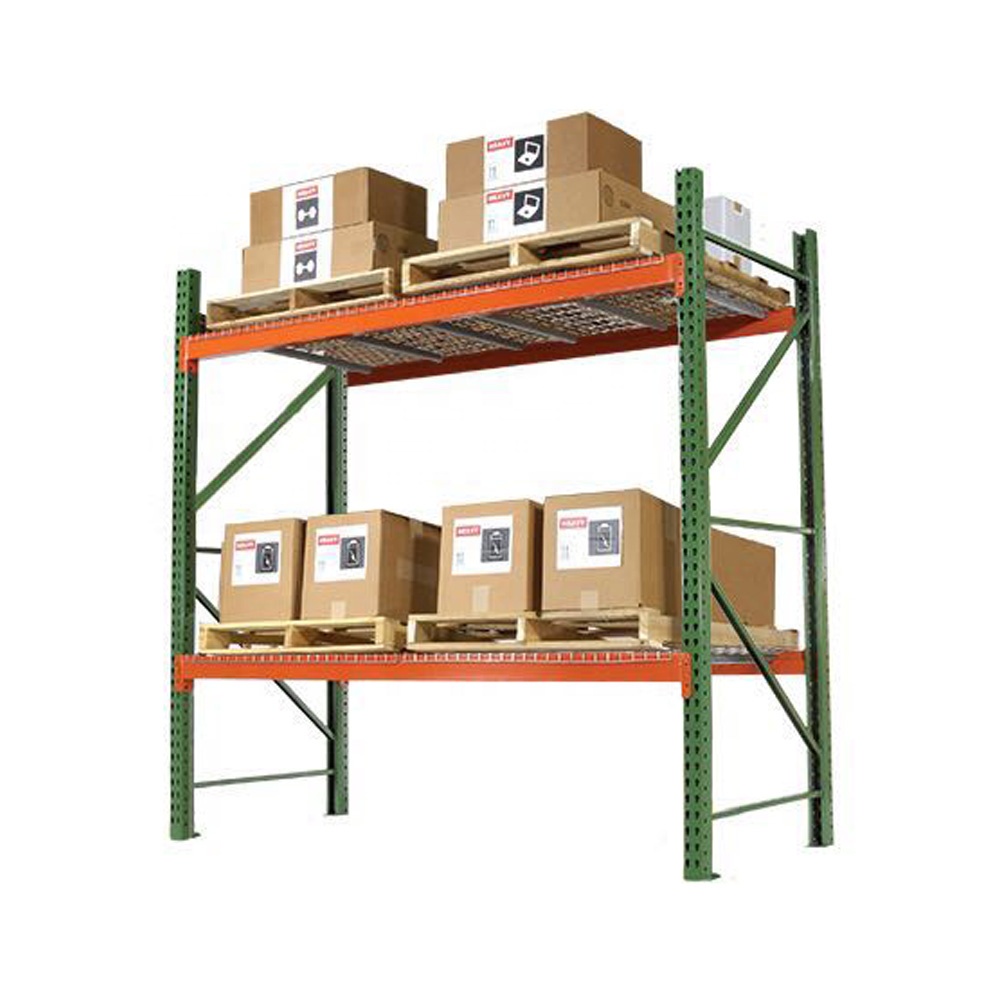 Selektives Stahlpalettenregal, verstellbar, hochbelastbar, verzinkt, pulverbeschichtet, stapelbar, Lagersystem