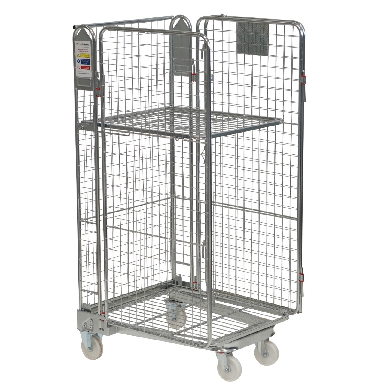 Faltbare Rollcontainer/Rollkäfige – Mittelschwere Ausführung aus verzinktem Metall