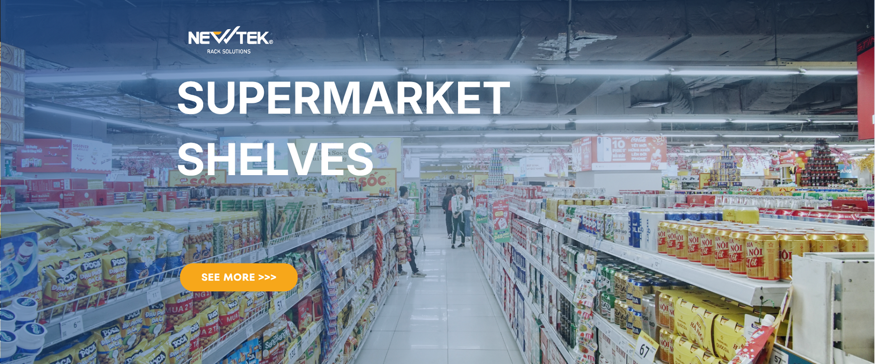 Supermarktregale und Ladenbau