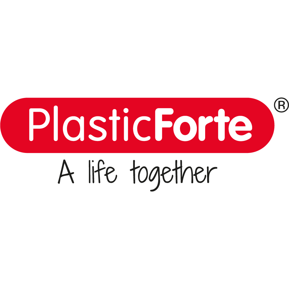 PlasticForte Stack 3 Regal Schwarz 60x30x95 cm Kunststoff Aufbewahrung