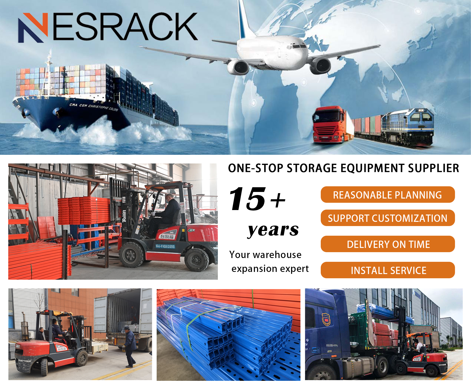 Exportverpackung und Logistik