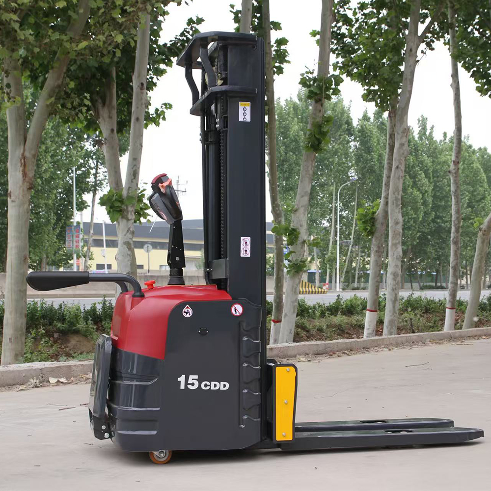 Fabrikgroßhandel 1,5-Tonnen-2-Tonnen-Mini-Palettenstapler, handgeführter elektrischer Stapler, Holzstaplermaschine