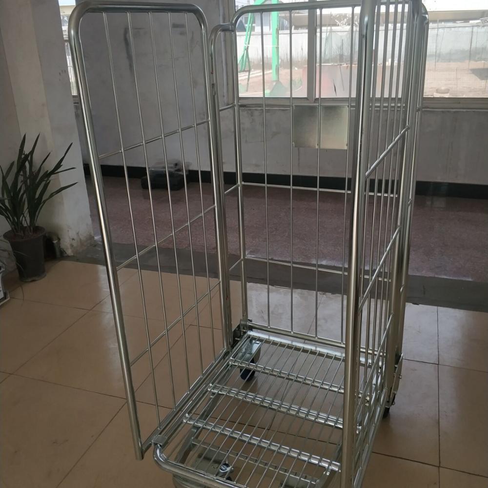Faltbare Rollcontainer/Rollkäfige – Mittelschwere Ausführung aus verzinktem Metall