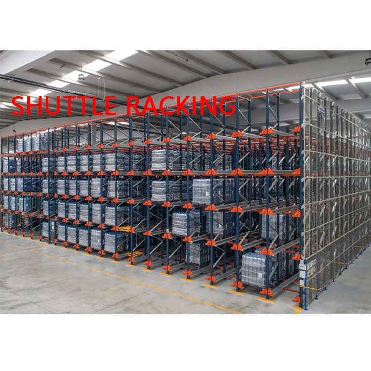 Intelligentes, gesteuertes Schwerlast-Stahlregalsystem mit Funk-Shuttle-System, 2500 kg Tragfähigkeit für automatisierte Lagerung