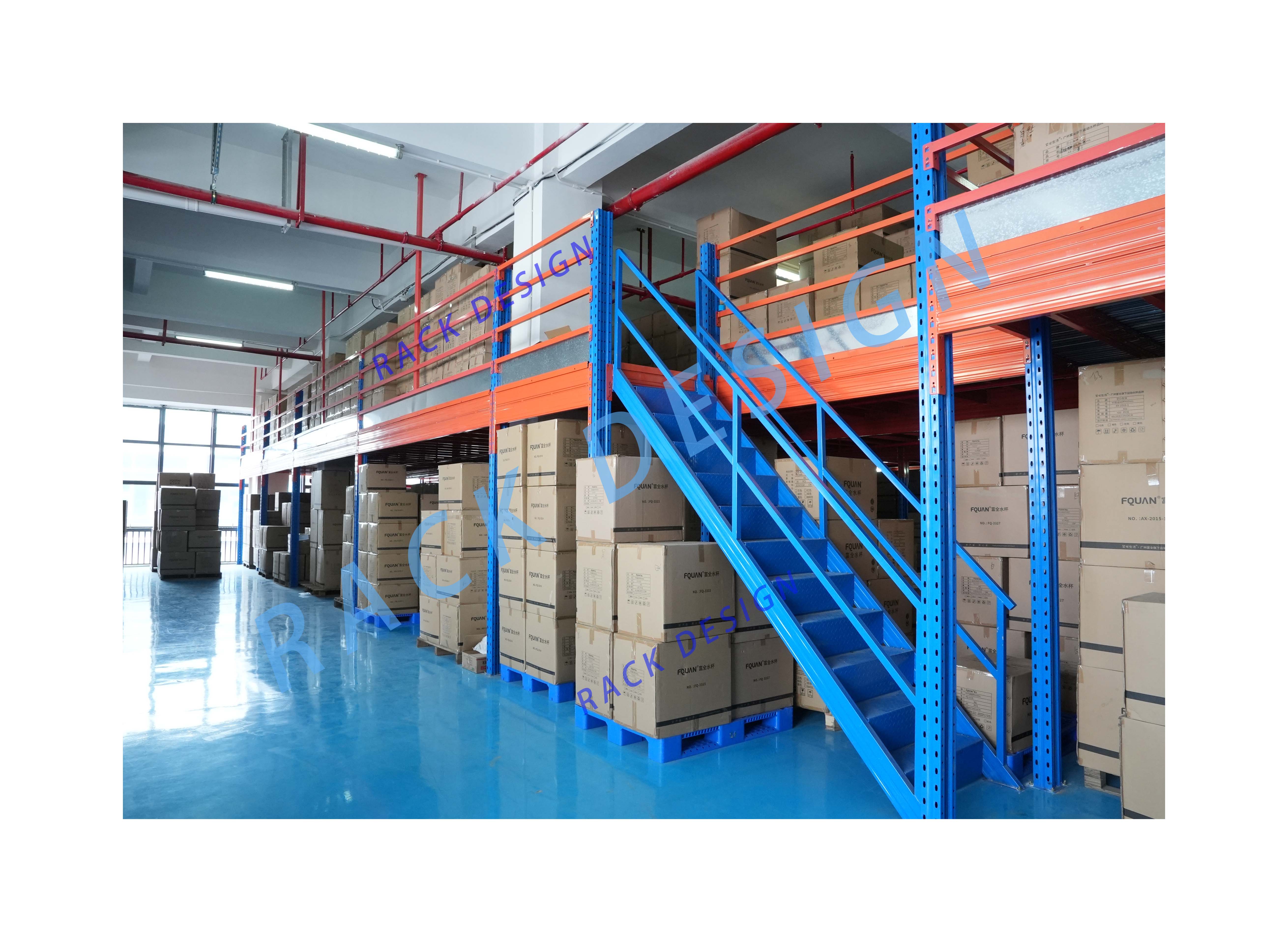 Maobang Lagerregale aus Stahl, individuell anpassbar, robuste Ausführung, für Mezzanine, Lofts, Dachböden, Industriehallen