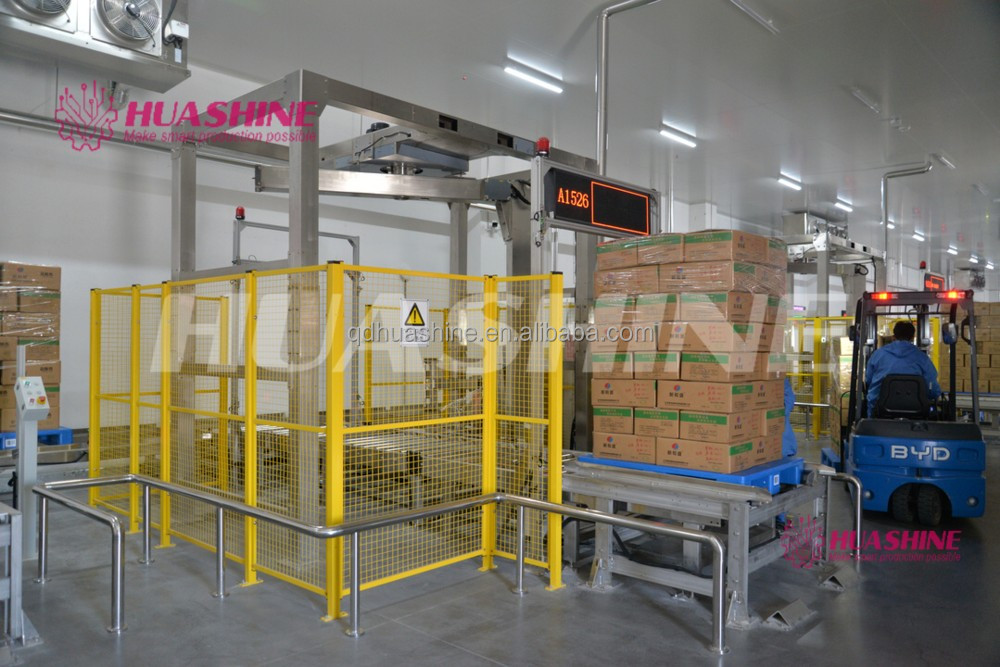 Automated Warehouse Storage ASRS Pallet package flow rack