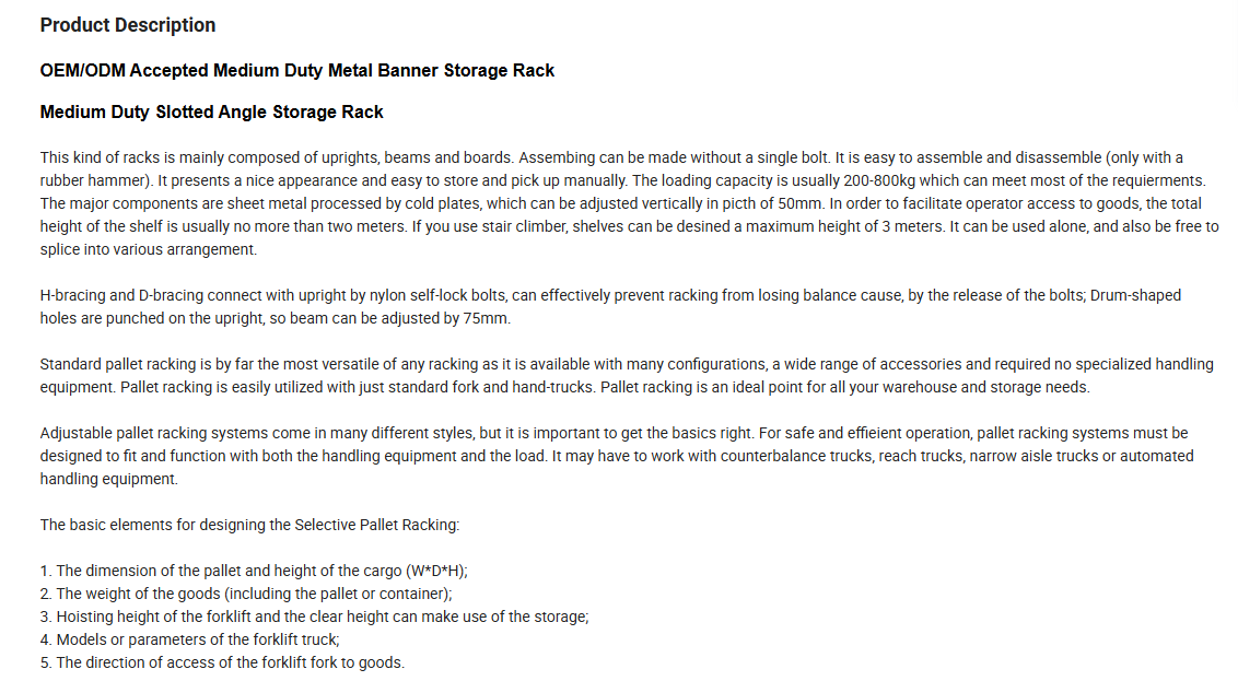 Light Duty Steel Storage Rack Adjustable Metal Shelving Warehouse Racking Corrosion Resistant Industrial Shelves