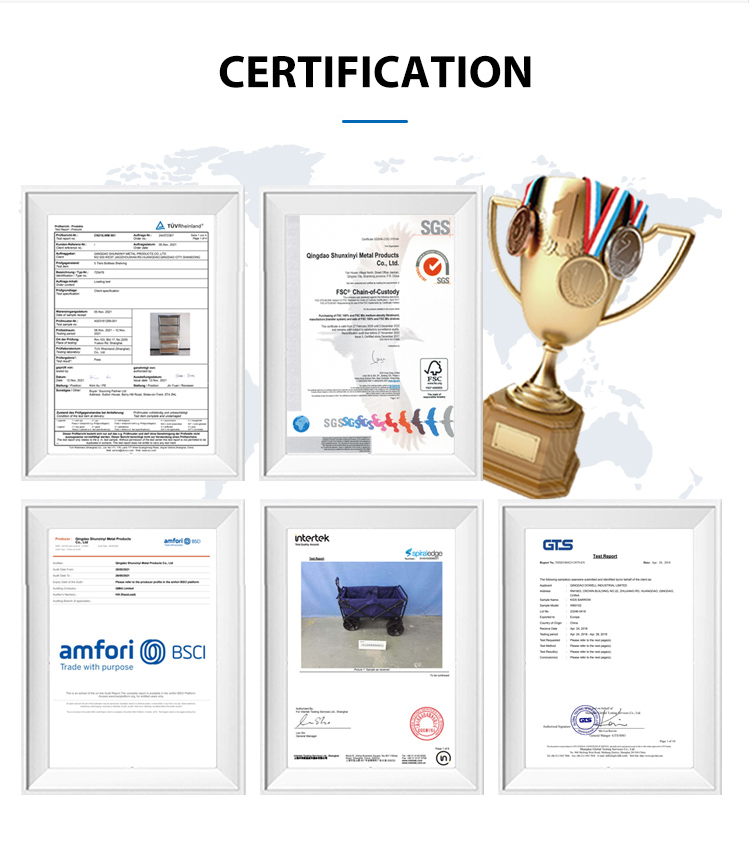 Zertifikate ISO CE GS