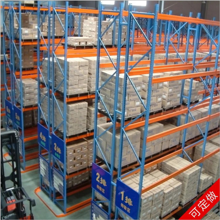Schwerlast-Lagerregalsystem aus Stahl, industrielles Palettenregal