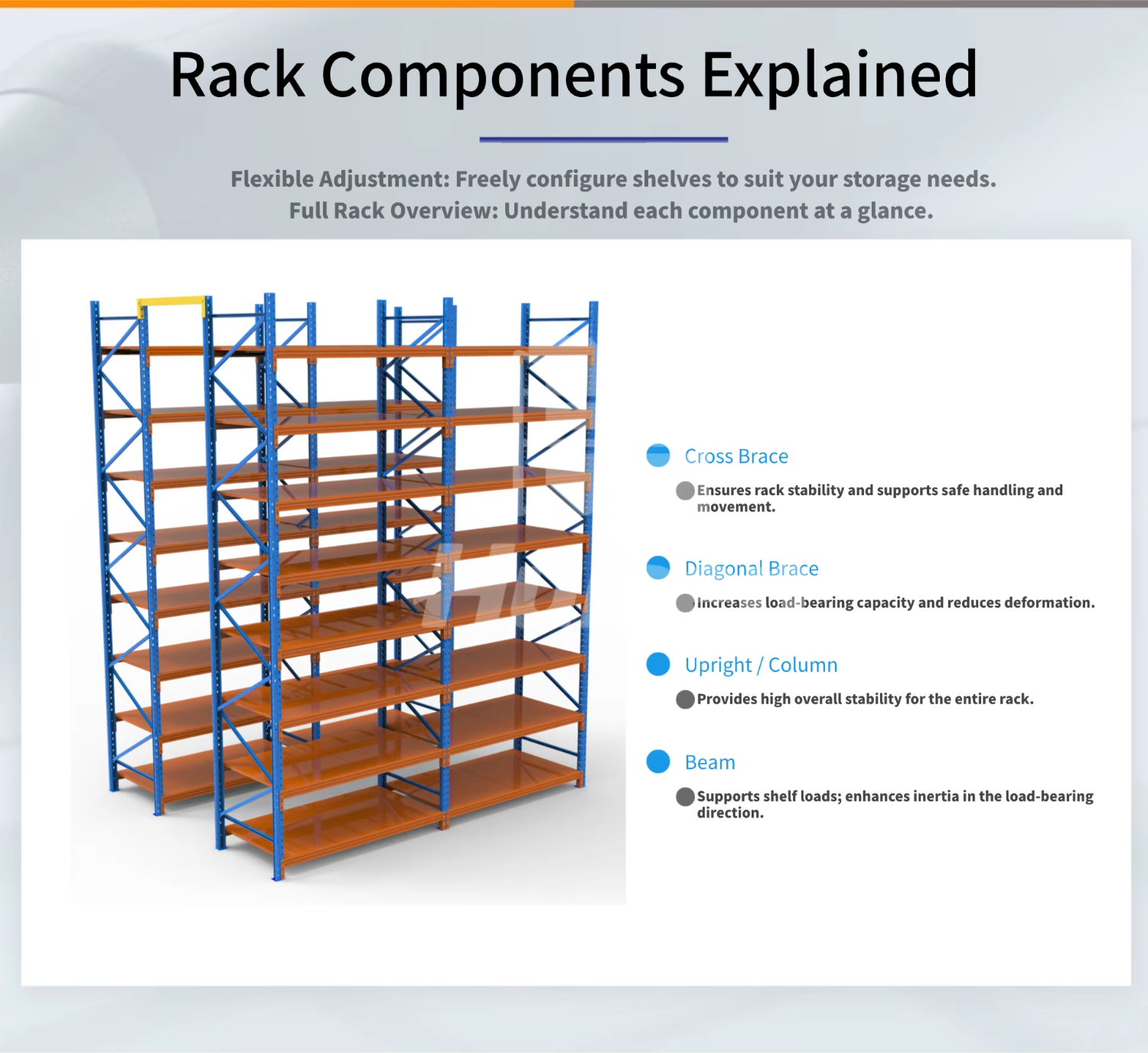 Modern High Density Storage Heavy Duty Pallet Rack