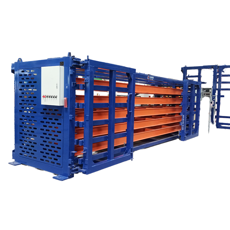 Robustes, langlebiges 6-lagiges Palettenregal aus Kohlenstoffstahl mit Rückstellmechanismus, platzsparend, rostfrei, für Industrielager