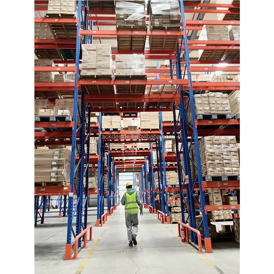 Materialtransportausrüstung, Stahl-Selektivregale, Schwerlastregale, zertifizierte Palettenregale, Lagerregale