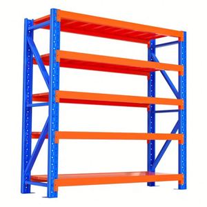 SDFD Schraubenloses, weitgespanntes, mittelschweres Regalsystem aus mehrlagigem, verstellbarem Stahl für industrielle Anwendungen – robustes Palettenregalsystem