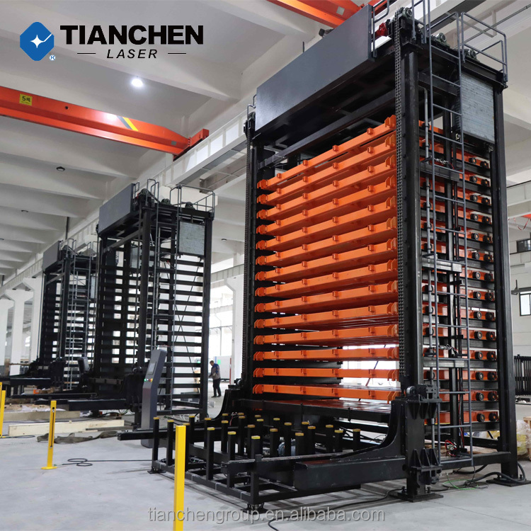 Tianchen Automatischer Blechlagerturm SL-Serie 3015 4020 6015 Vertikallagersystem Schwerlast