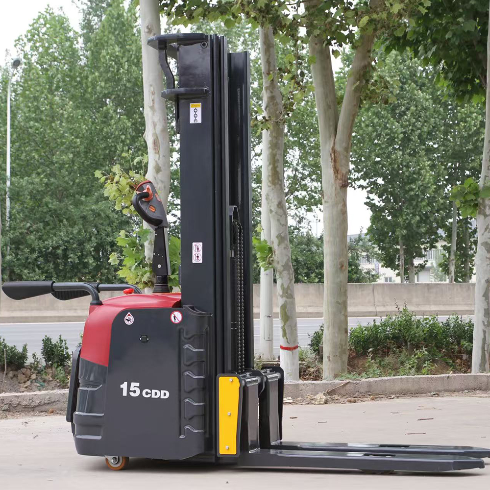 Fabrikgroßhandel 1,5-Tonnen-2-Tonnen-Mini-Palettenstapler, handgeführter elektrischer Stapler, Holzstaplermaschine
