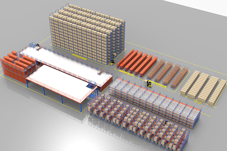 Lagerplanung und CAD Zeichnung