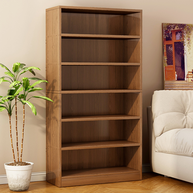 Modernes, modulares, wandmontiertes und freistehendes integriertes Büro-Aufbewahrungsregal, schlichtes, schmales Bücherregal für den Haushaltsgebrauch, Bücher und andere Gegenstände